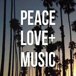 Peace Love And Music PS5 Console Skin